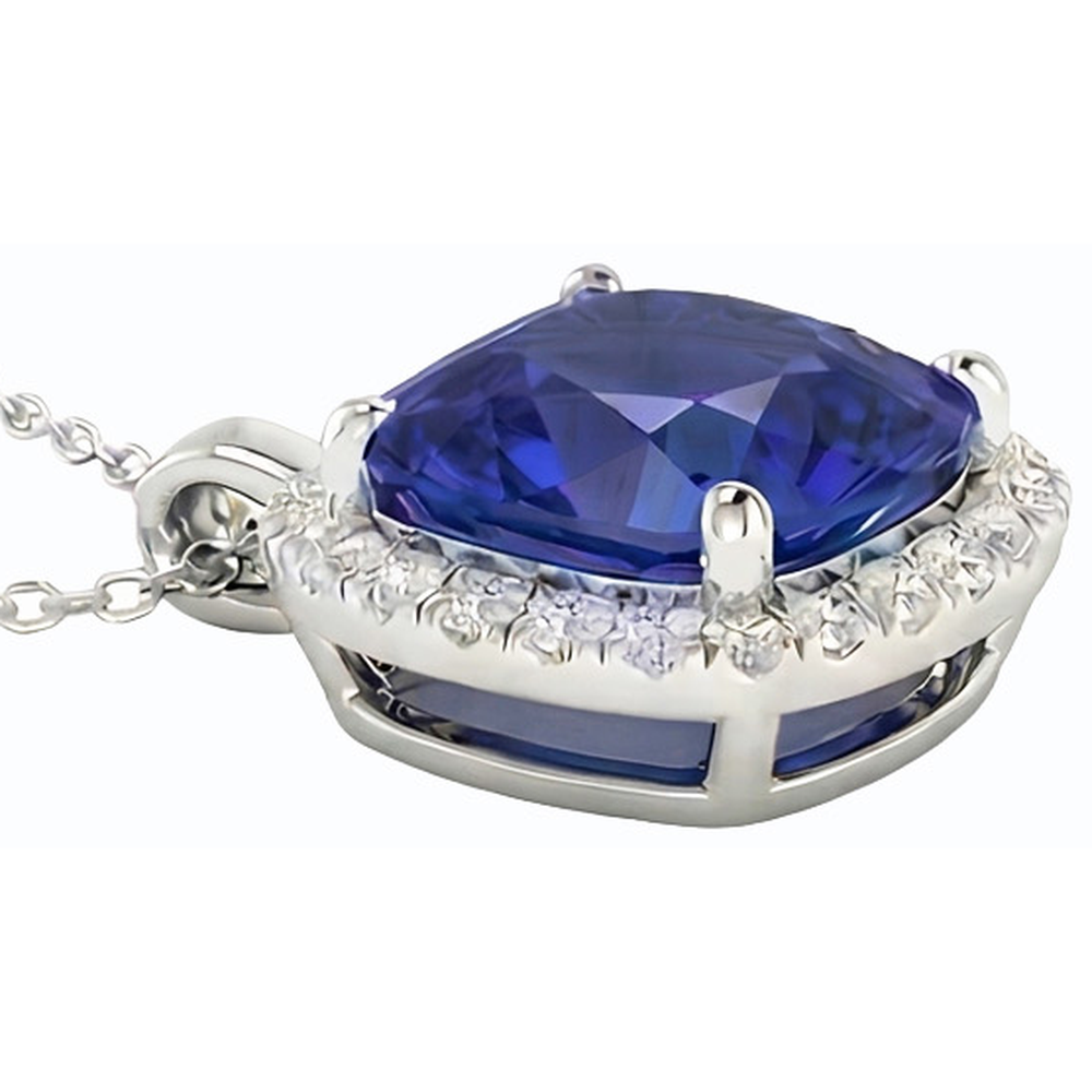 echter round diamant 10.75Karat anhänger Draufsicht