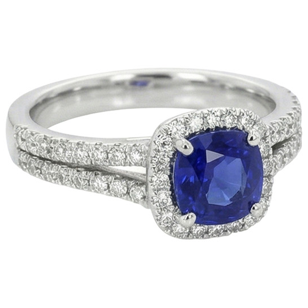 echter round diamant 3.20Karat ring Detailansicht