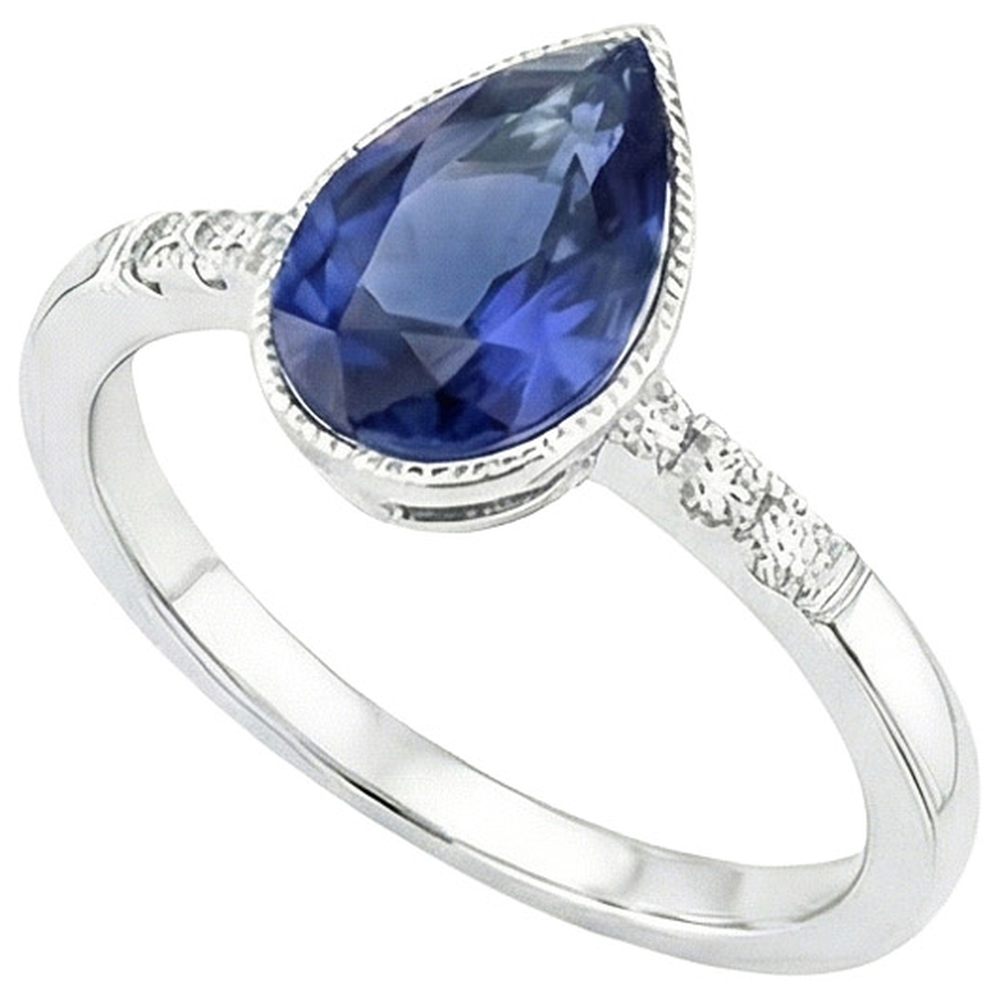 echter round diamant 2.50Karat ring Detailansicht