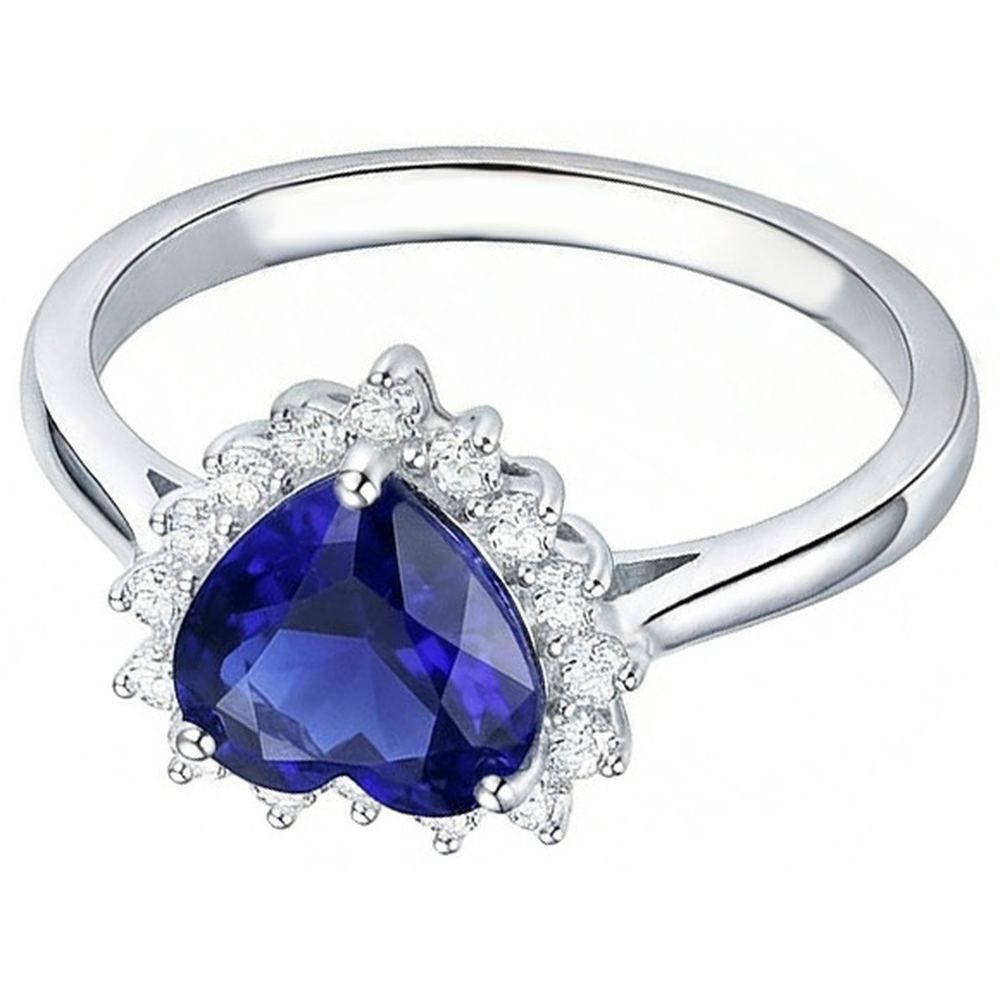 echter round diamant 2.50Karat ring Profilansicht