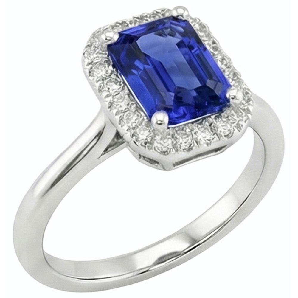 echter round diamant 3Karat ring Seitenansicht