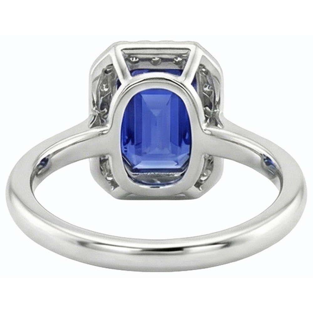 echter round diamant 3Karat ring Detailansicht