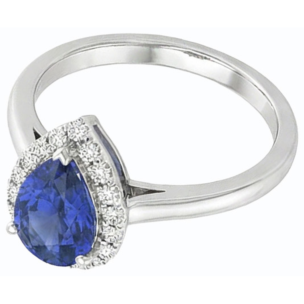echter round diamant 2.50Karat ring Draufsicht