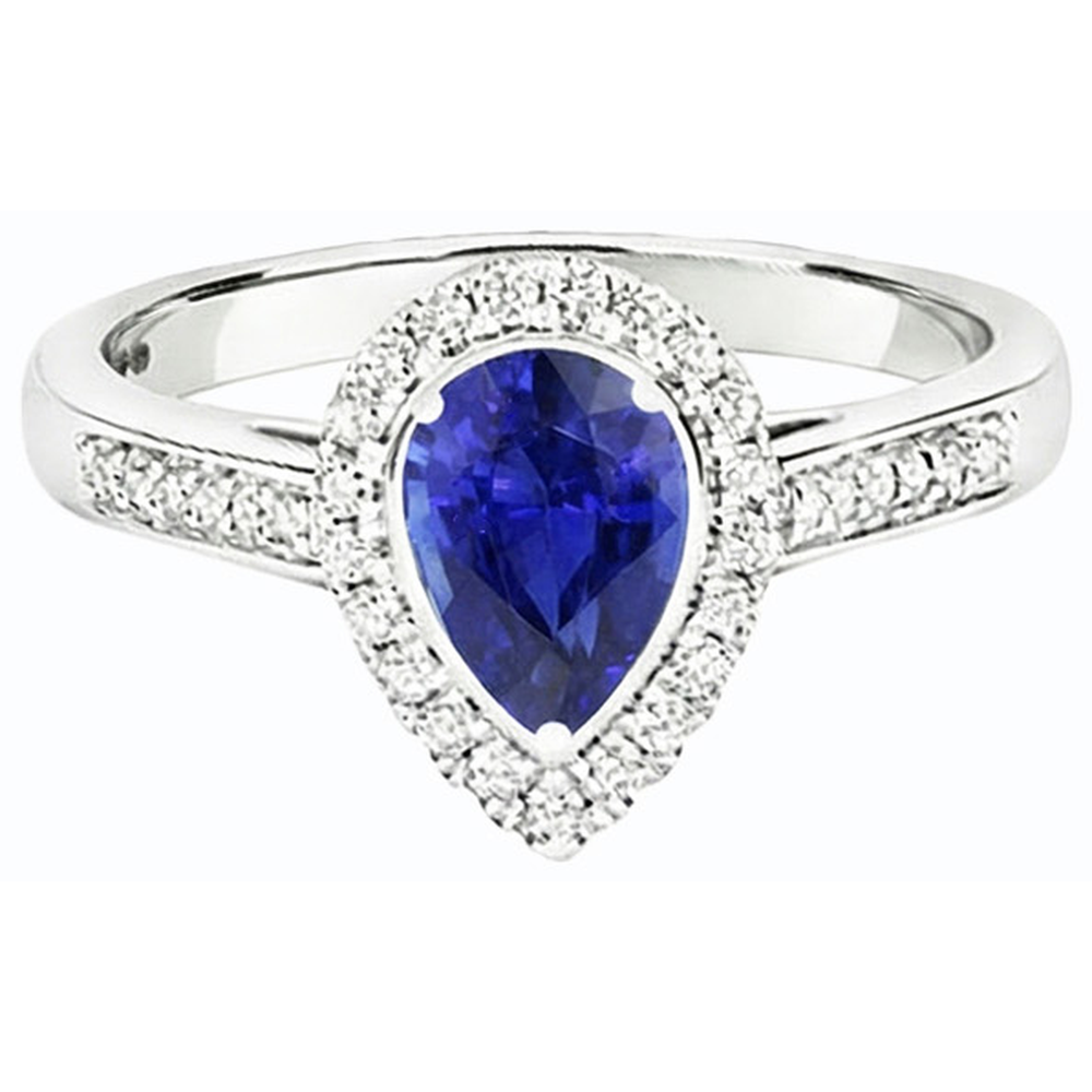 echter round diamant 3.50Karat ring Draufsicht