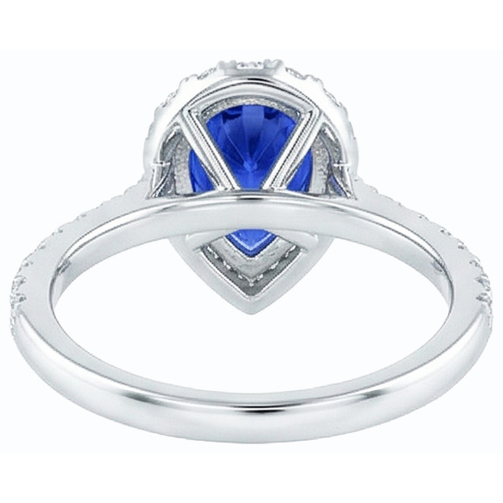 echter round diamant 4Karat ring Seitenansicht