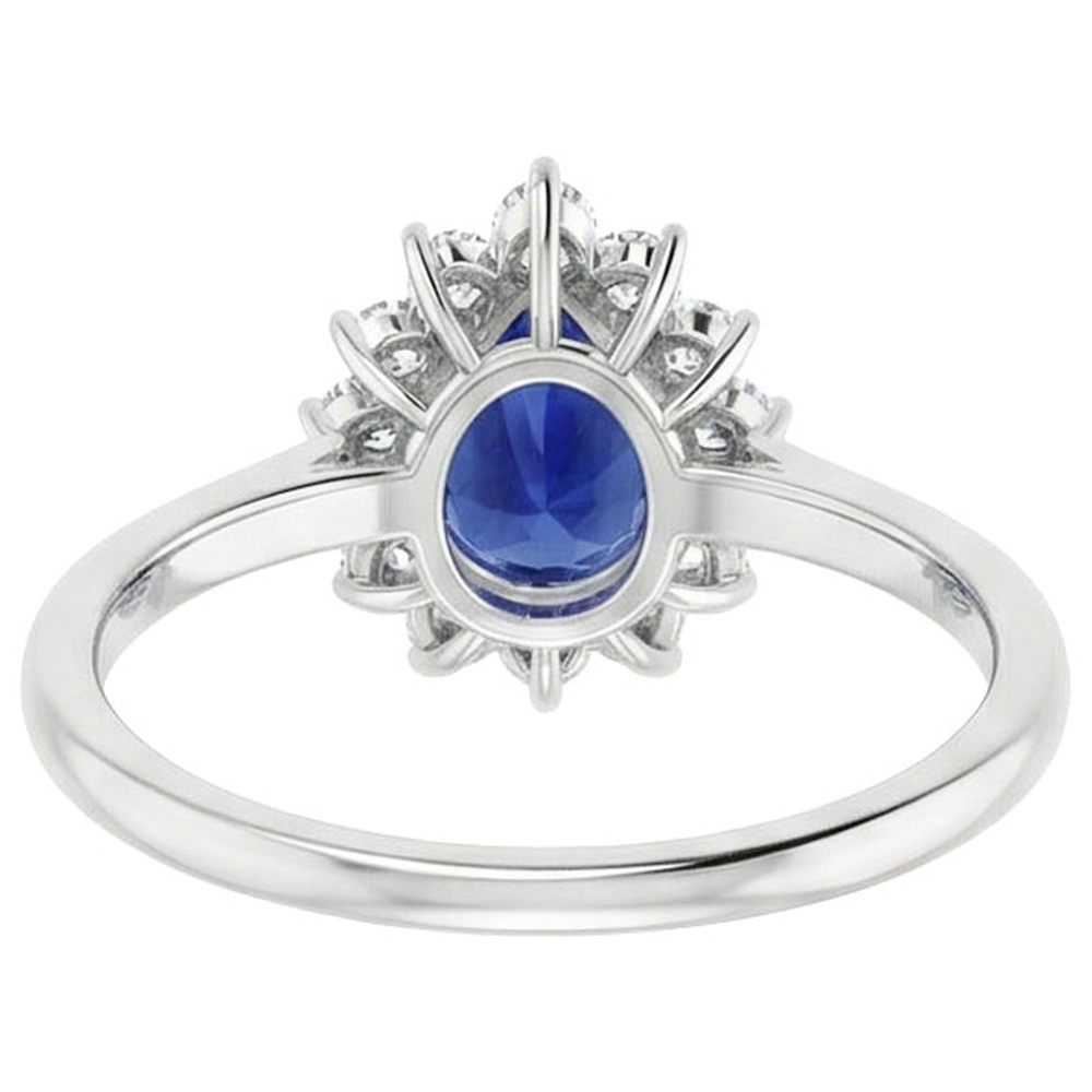 echter round diamant 2.25Karat ring Detailansicht