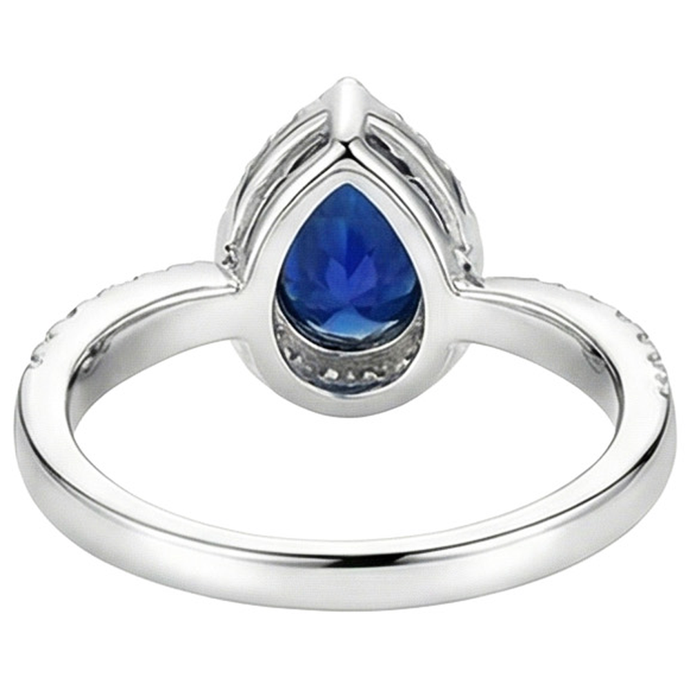 echter round diamant 4Karat ring Seitenansicht