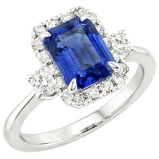 echter round diamant 4.50Karat ring Detailansicht