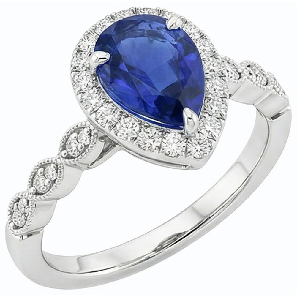 echter round diamant 5Karat ring Seitenansicht