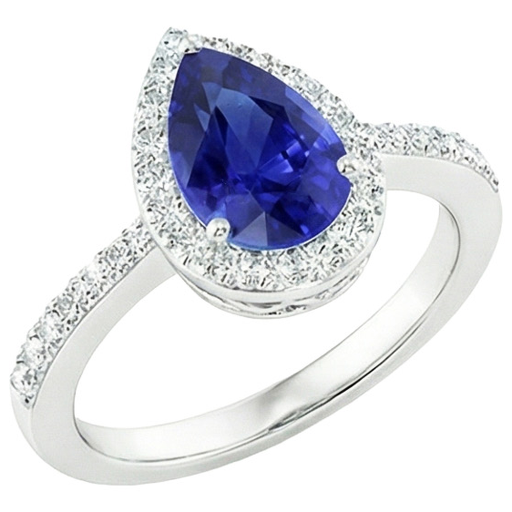 echter round diamant 4.50Karat ring Seitenansicht