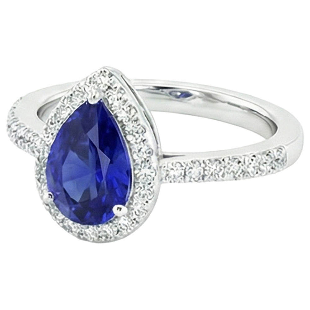 echter round diamant 4.50Karat ring Profilansicht