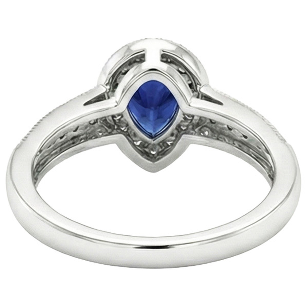echter round diamant 2Karat ring Seitenansicht