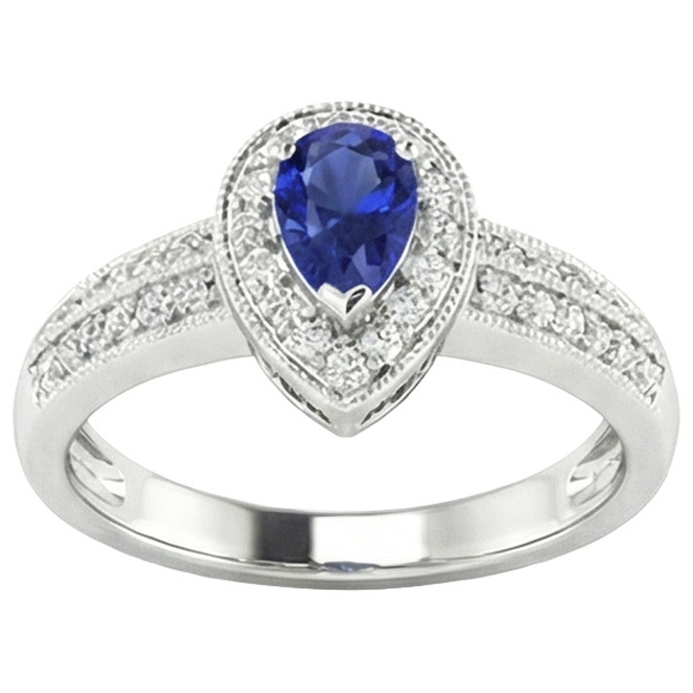 echter round diamant 2Karat ring Detailansicht