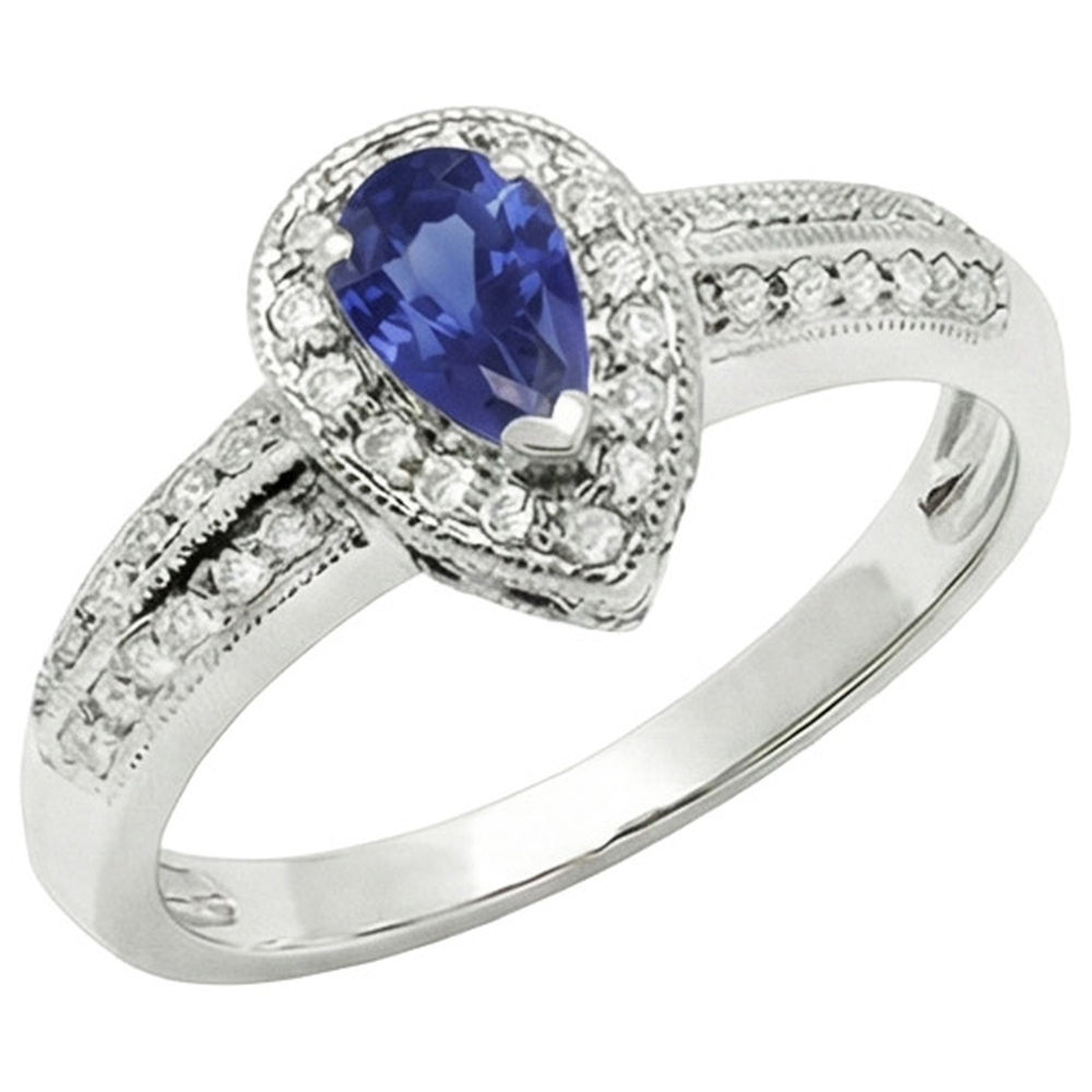 echter round diamant 2Karat ring Draufsicht