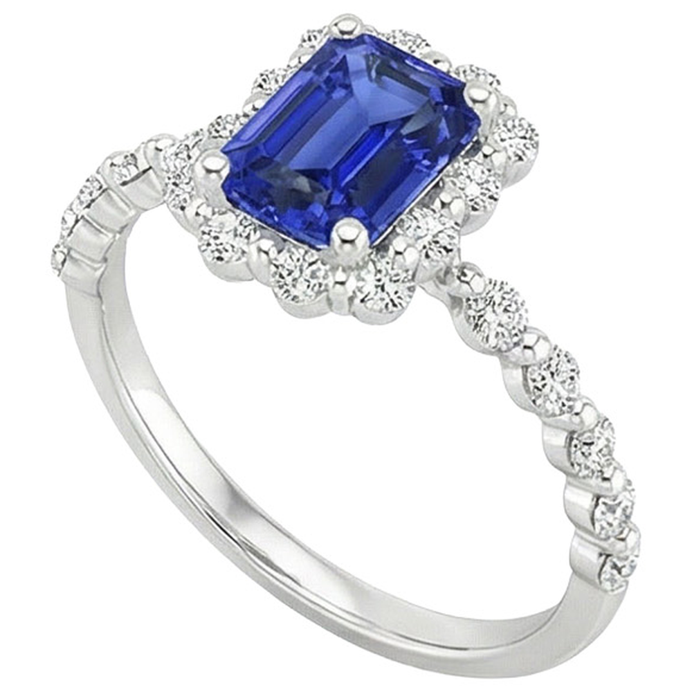 echter round diamant 4.25Karat ring Seitenansicht