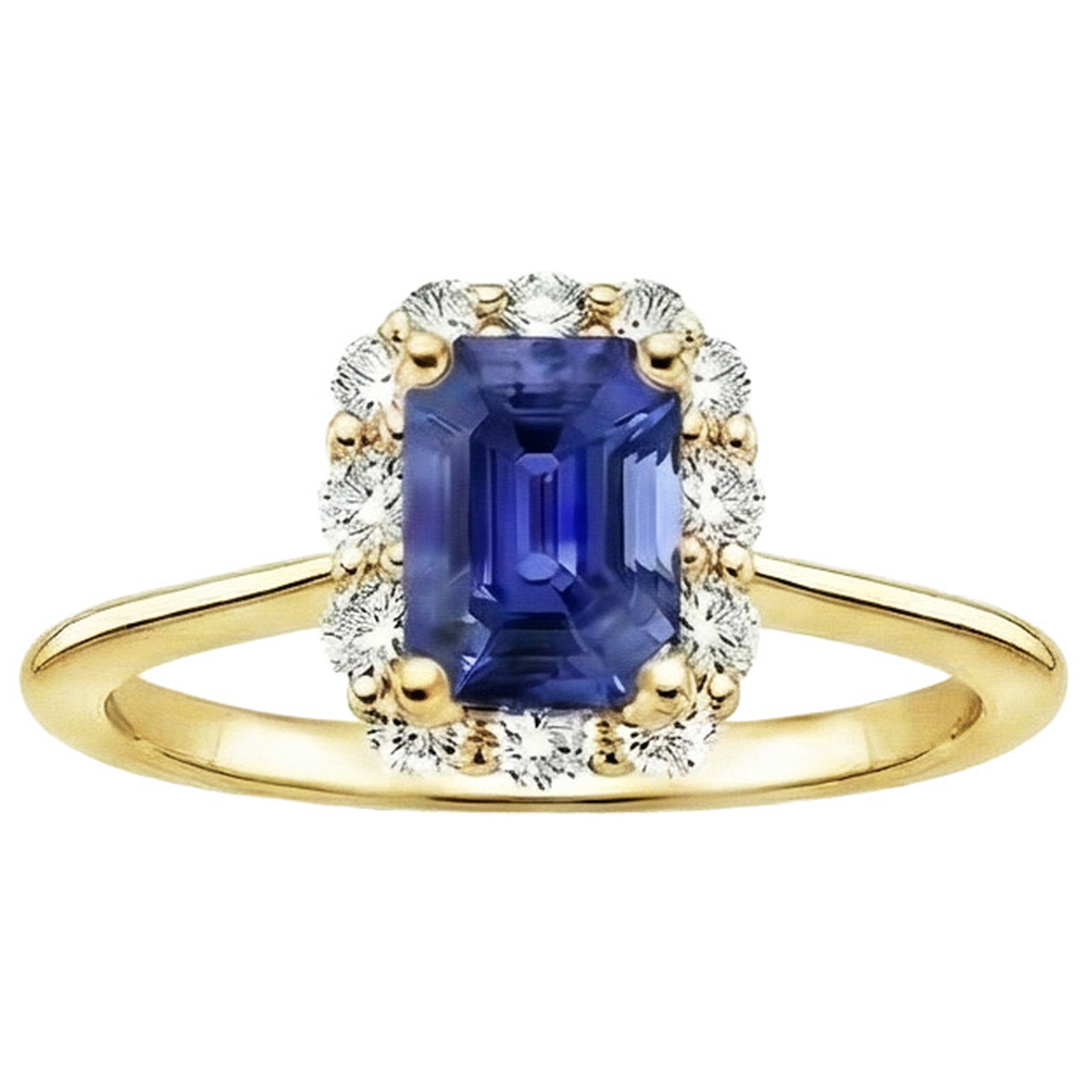 echter round diamant 4.25Karat ring Profilansicht