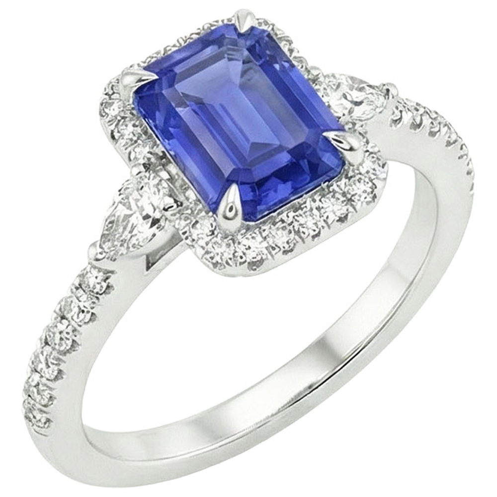 echter marquise diamant 4.25Karat ring Seitenansicht