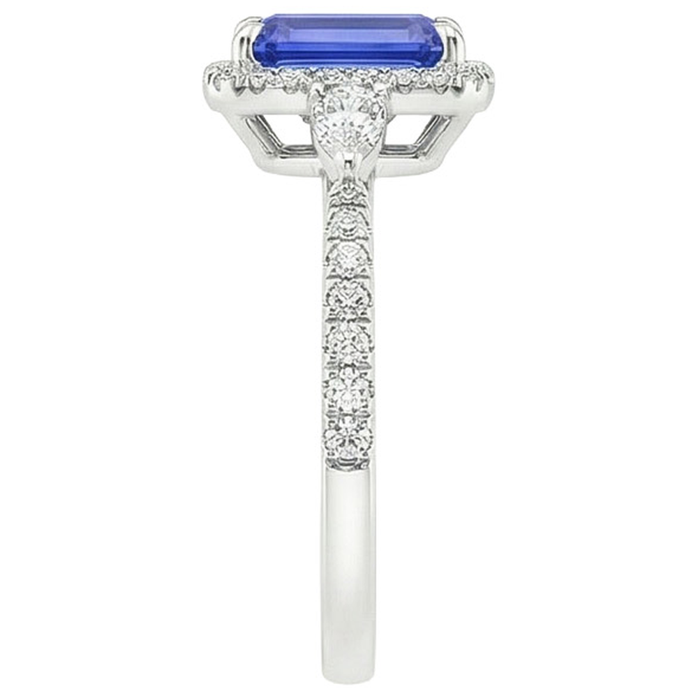 echter marquise diamant 4.25Karat ring auf Weiß