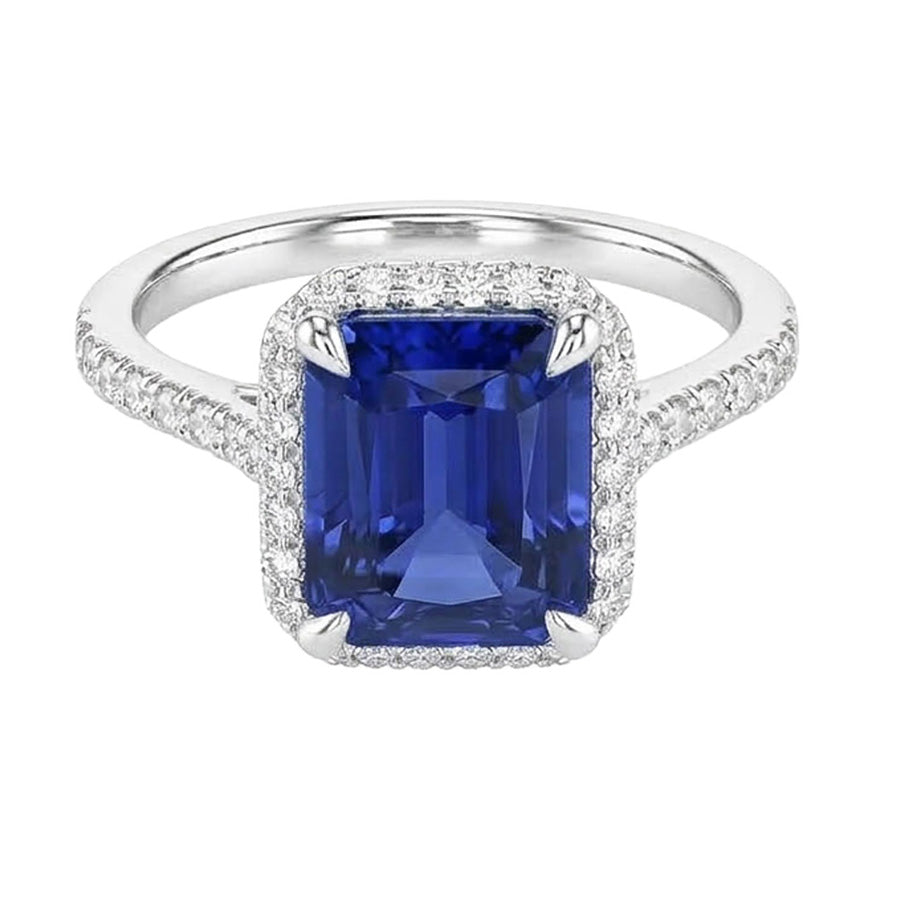 echter round diamant 4.50Karat ring Detailansicht