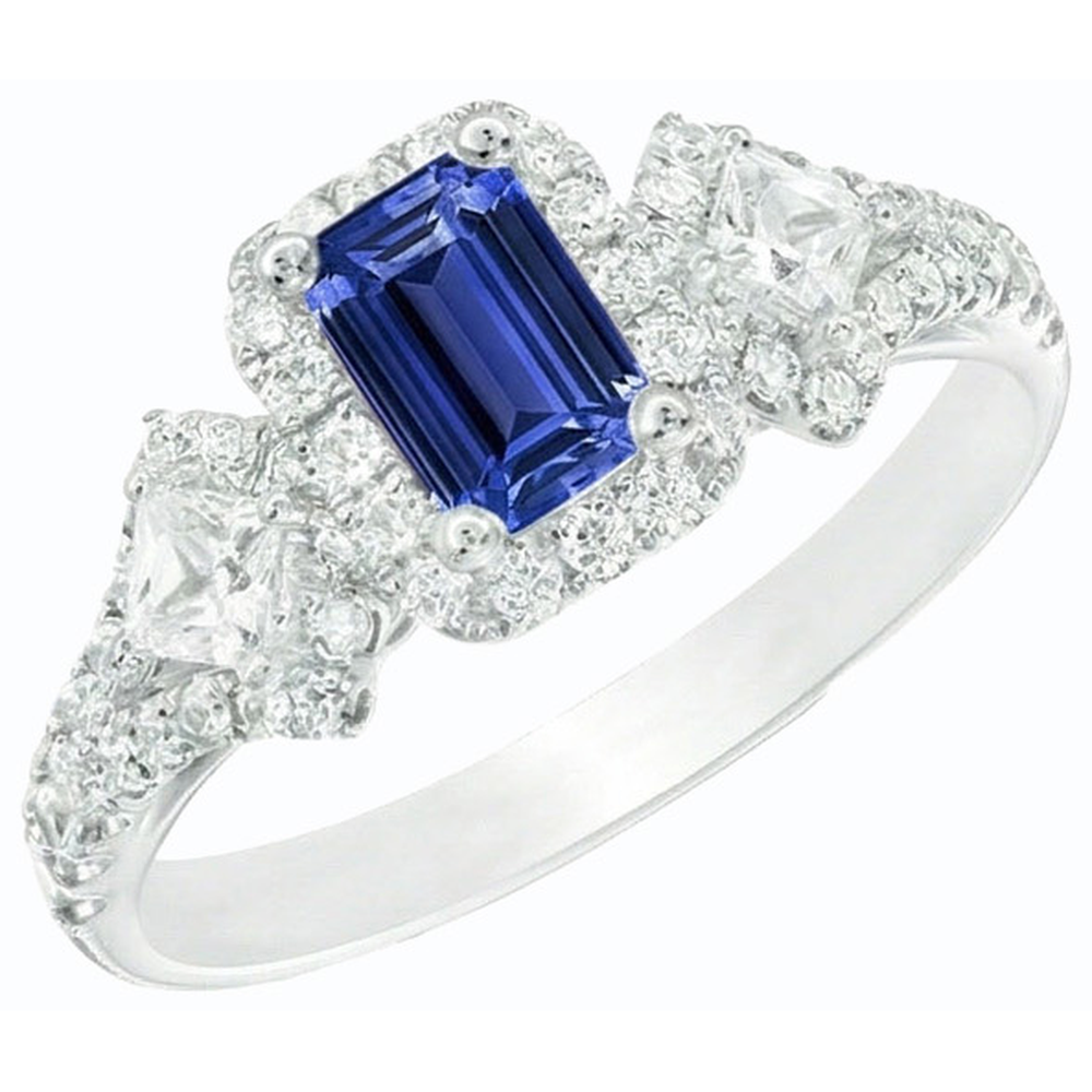 echter round diamant 3.50Karat ring Seitenansicht