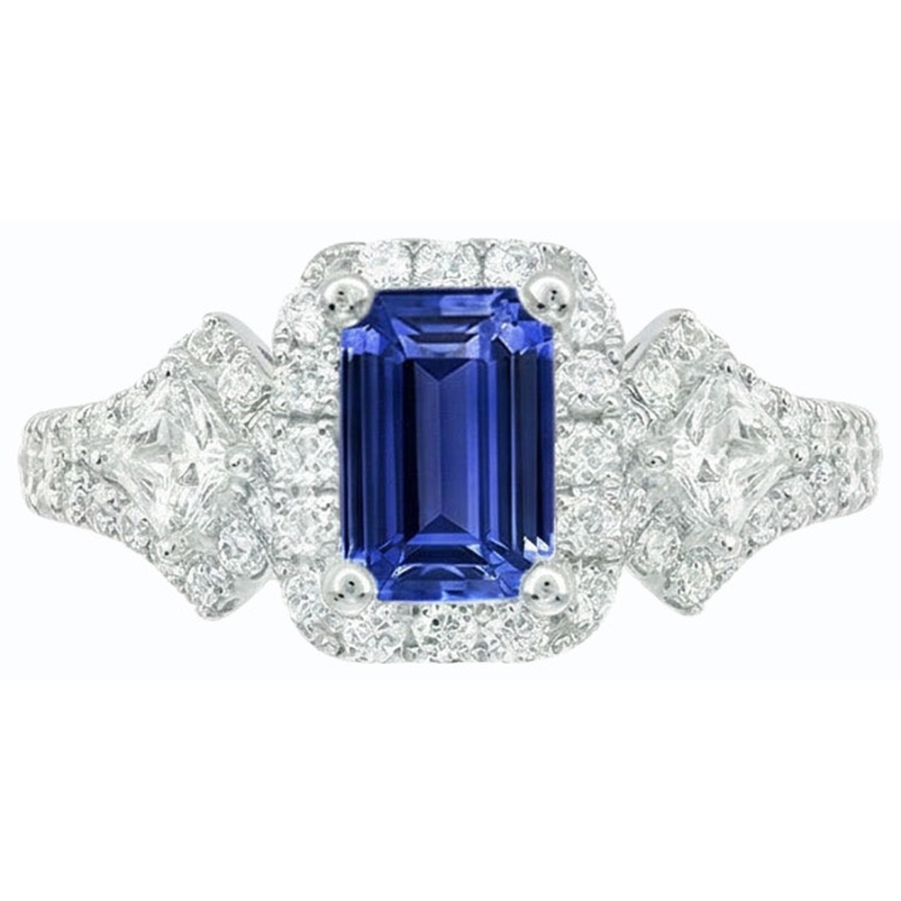 echter round diamant 3.50Karat ring Detailansicht