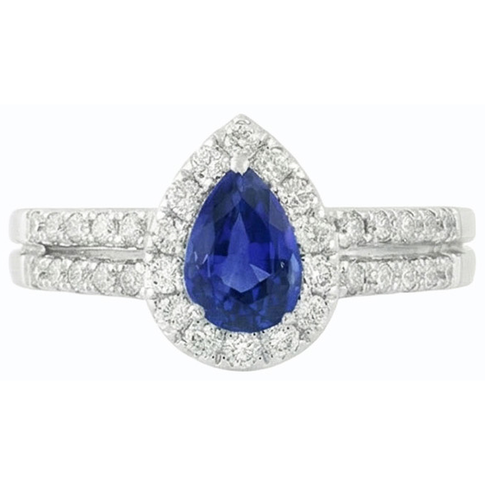 echter round diamant 4Karat ring auf Weiß