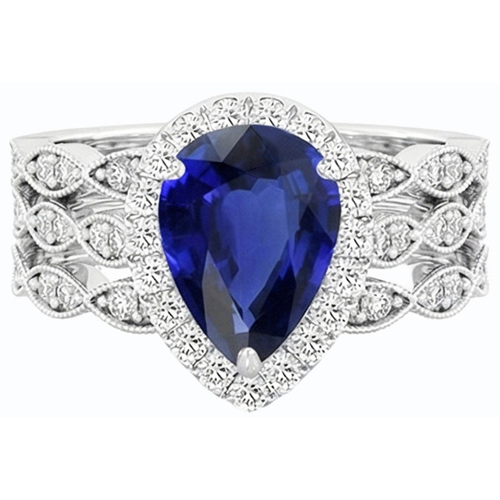 echter round diamant 4.50Karat ring auf Weiß