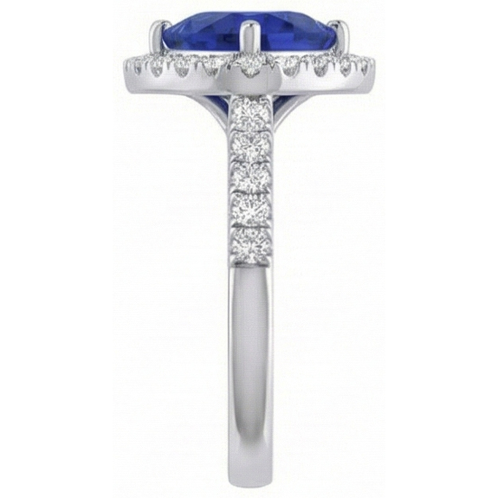 echter trillion diamant 2Karat ring Detailansicht