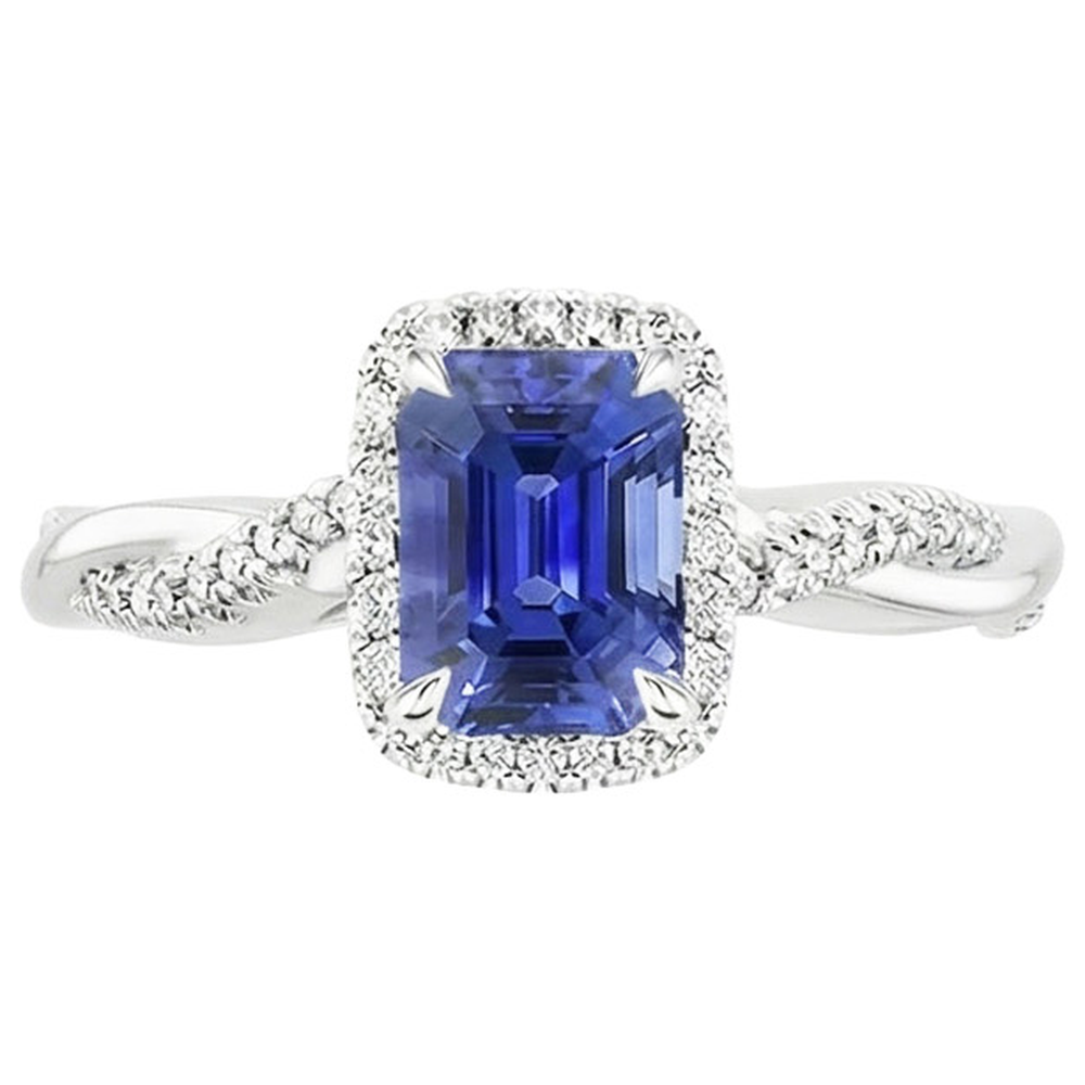 echter round diamant 4.25Karat ring Profilansicht
