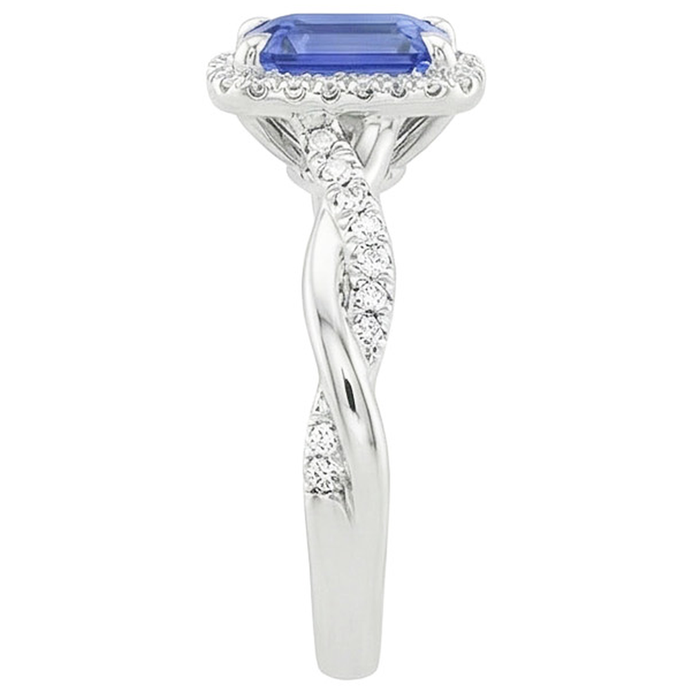 echter round diamant 4.25Karat ring auf Weiß