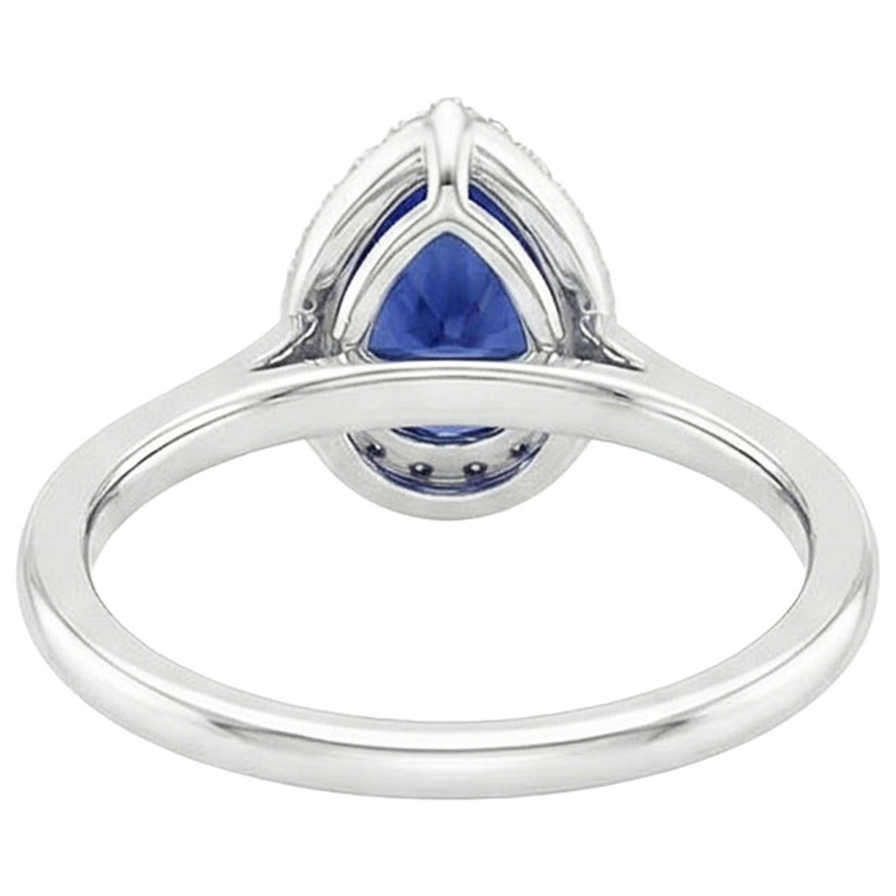 echter round diamant 5Karat ring Seitenansicht