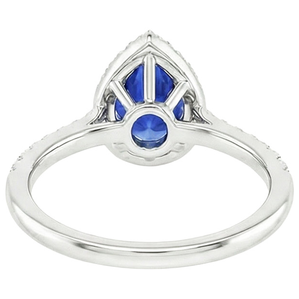 echter round diamant 3.50Karat ring Seitenansicht