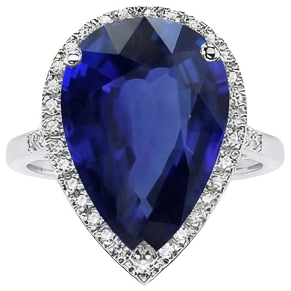 echter round diamant 5Karat ring Seitenansicht