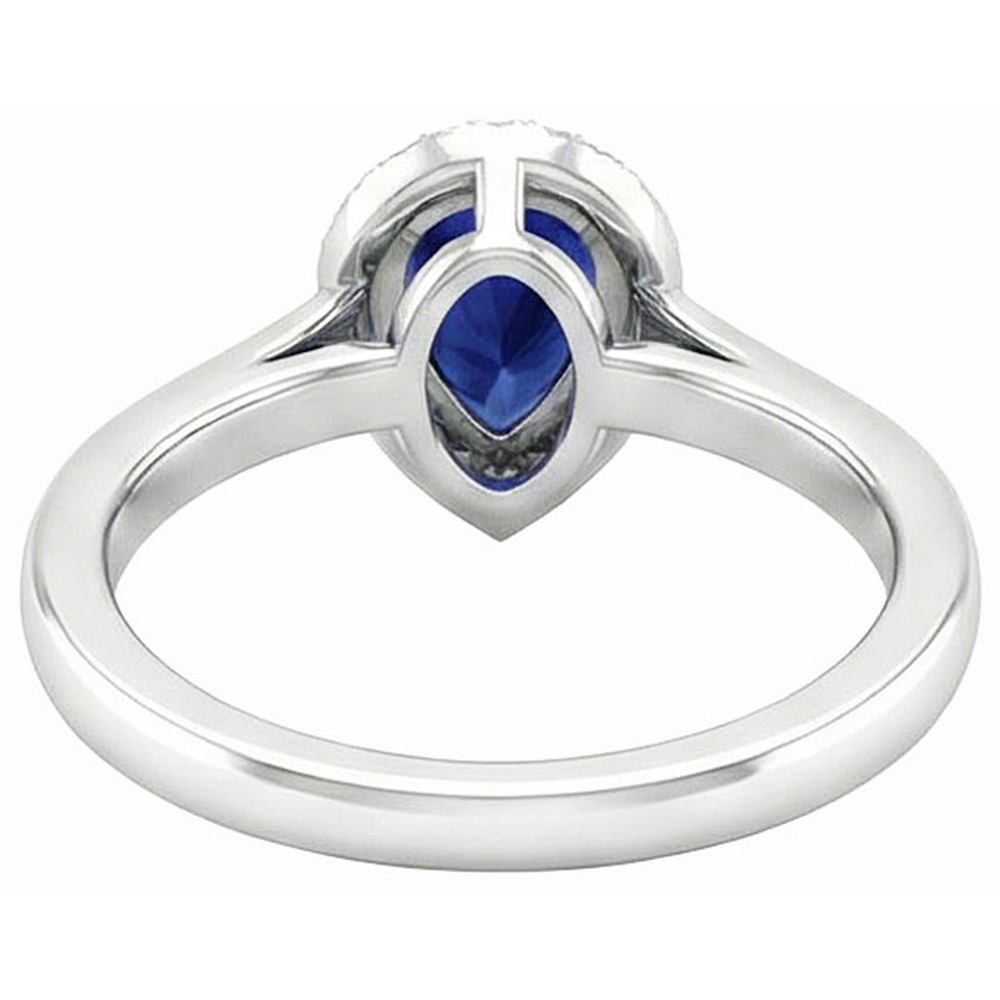 echter round diamant 2.50Karat ring Seitenansicht