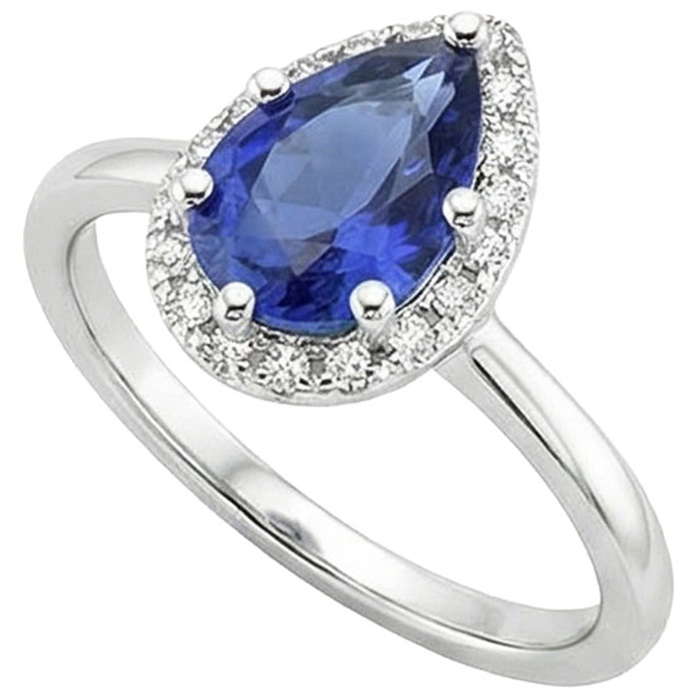 echter round diamant 4Karat ring Draufsicht