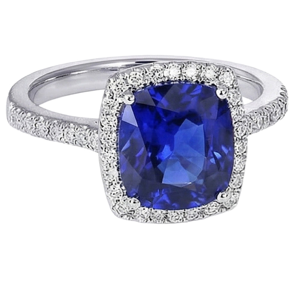 echter round diamant 7.80Karat ring Seitenansicht