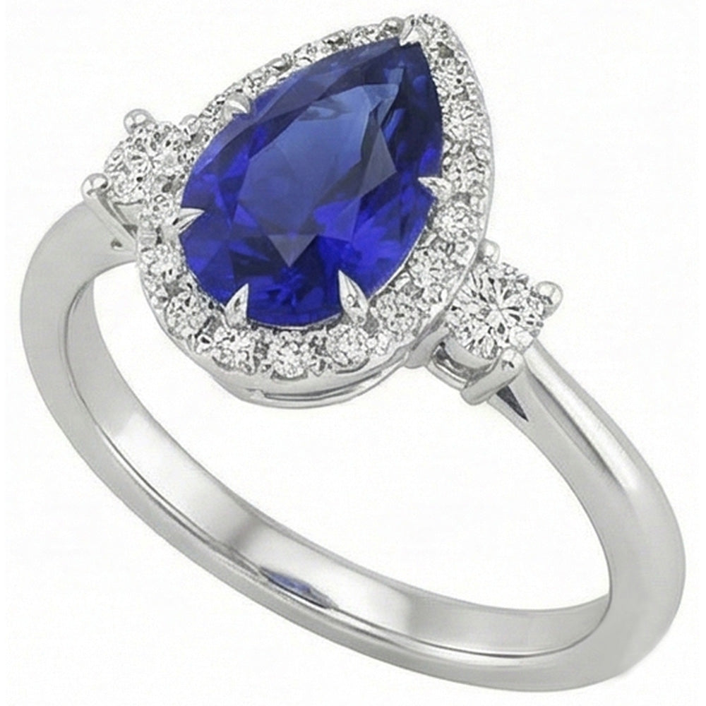 echter round diamant 5Karat ring Seitenansicht