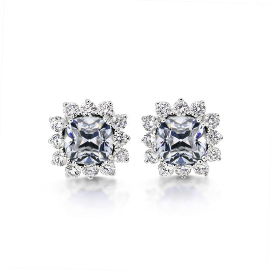 Authentischer Edler Diamant Ohrringe – Hauptansicht