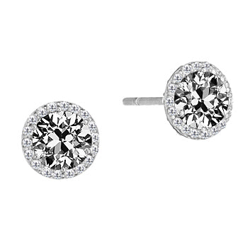 Ohrhänger 14 Karat Weißgold mit Diamant – Hauptansicht