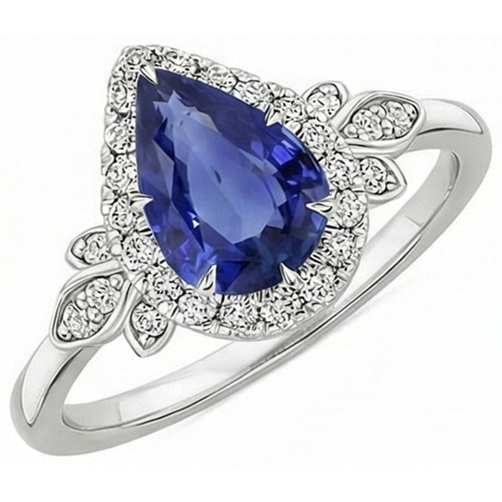 echter round diamant 4Karat ring Vorderansicht