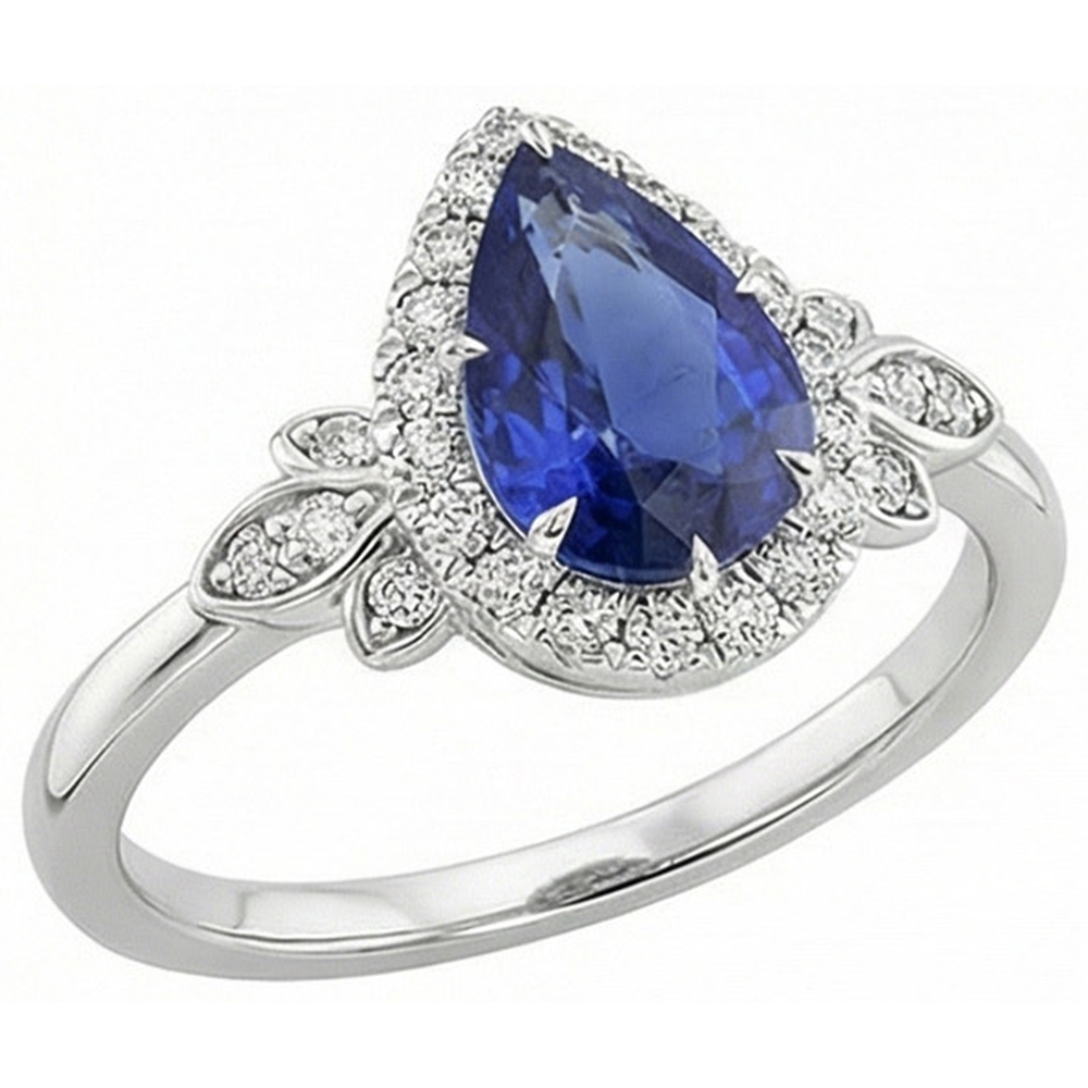 echter round diamant 4Karat ring Detailansicht