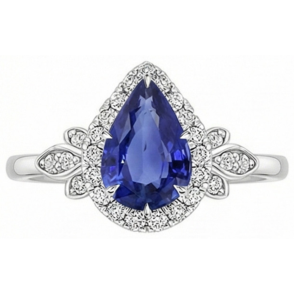 echter round diamant 4Karat ring Seitenansicht