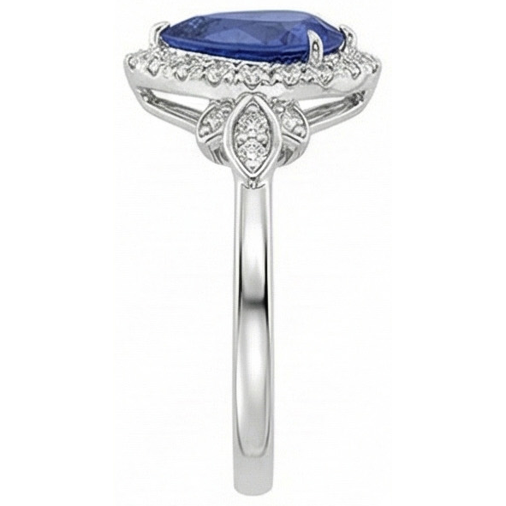 echter round diamant 4Karat ring mit Diamantbesatz