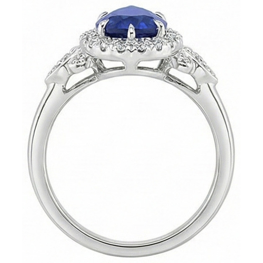 echter round diamant 4Karat ring Band Detail