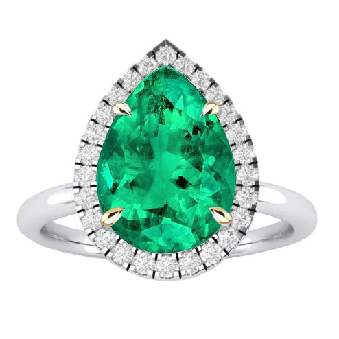 Exquisiter Schmuckstein-Ring 3 Karat – Hauptansicht