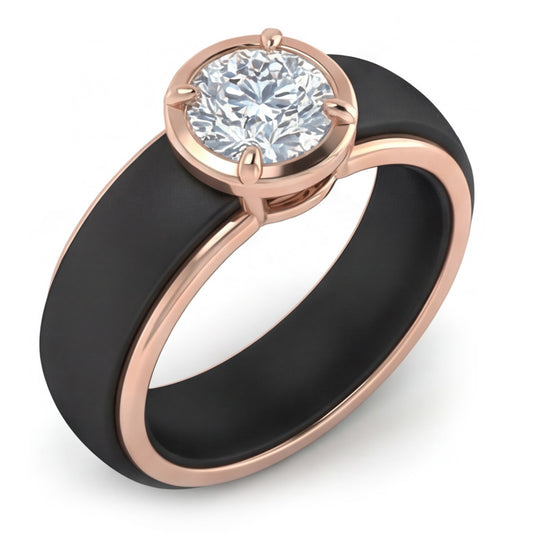Handgefertigter Edler Diamant Schmuck-Ring 1,50 Karat von