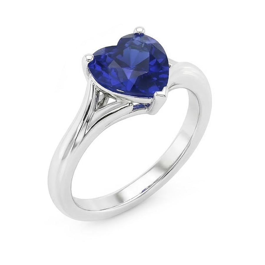 echter heart diamant 2.50Karat ring Detailansicht