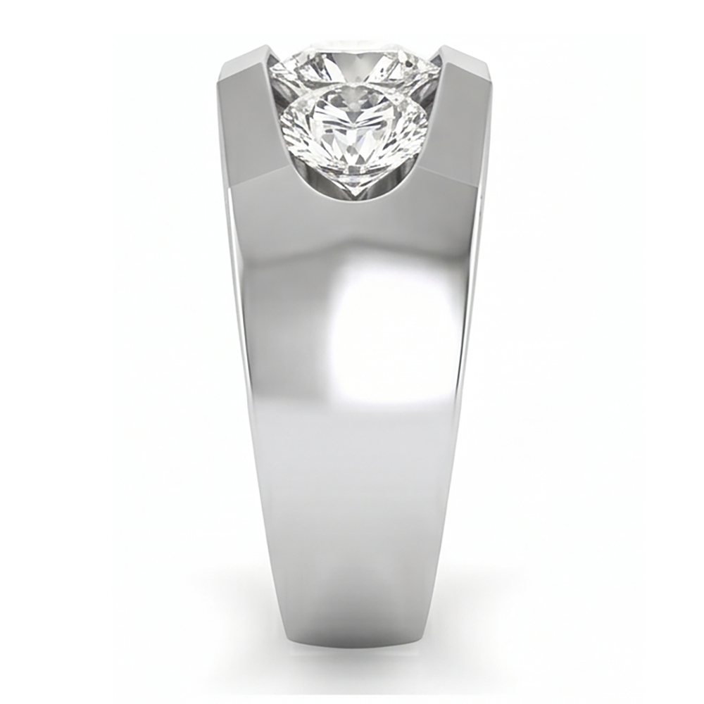 Herren Natürliche Diamant Ring 3 Stein Gold 2 Karat