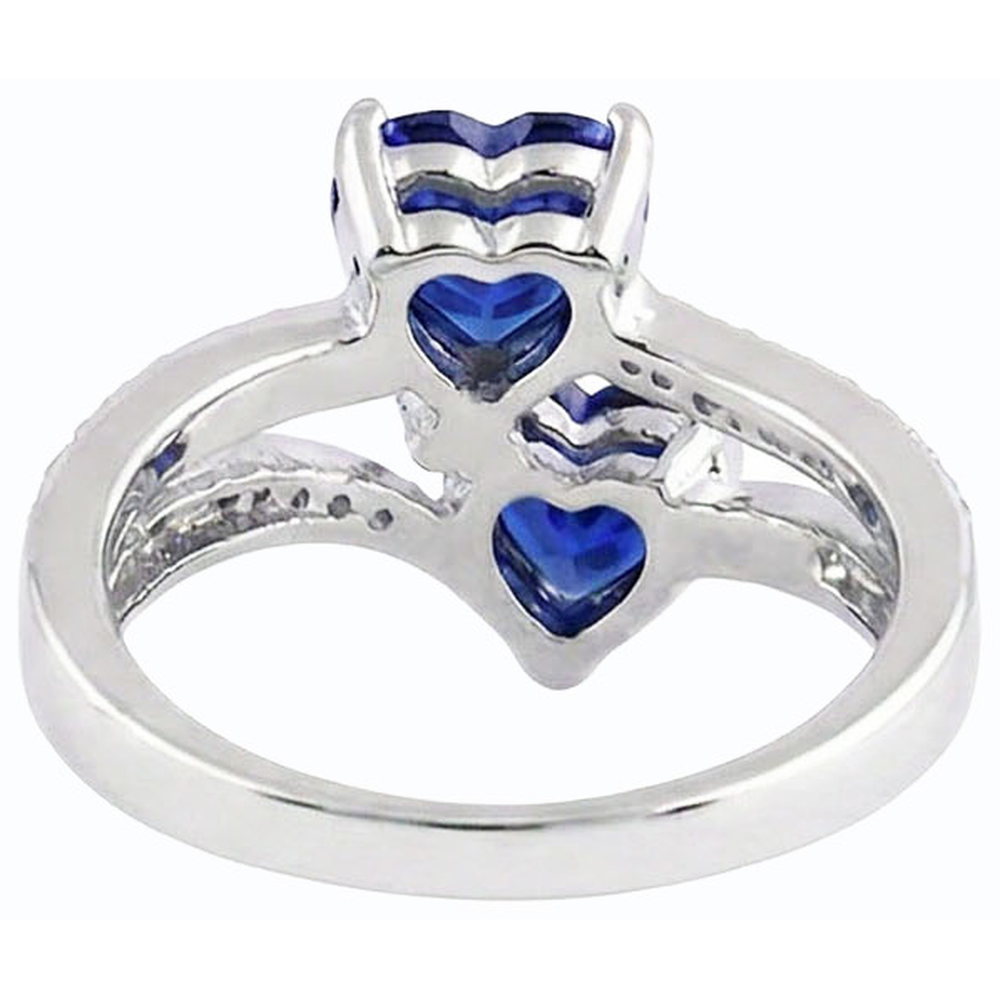 echter round diamant 3.50Karat ring Profilansicht