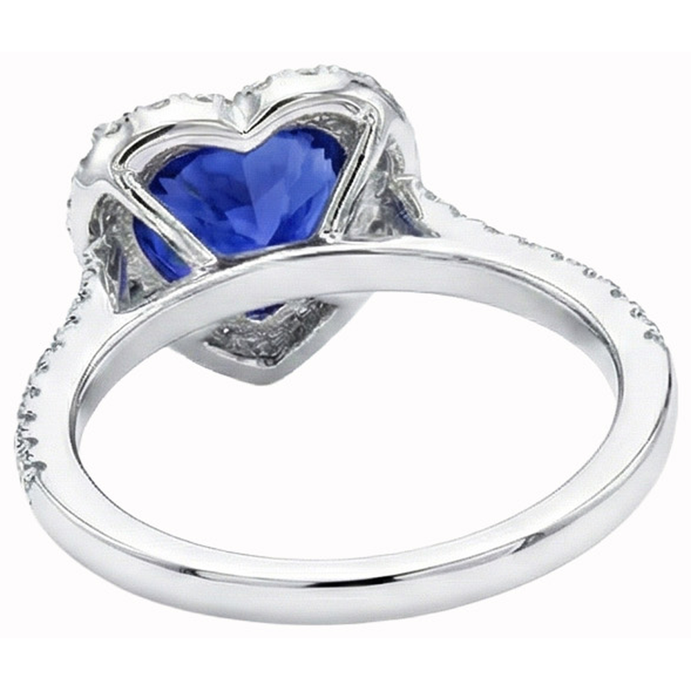 echter round diamant 14Karat ring Profilansicht